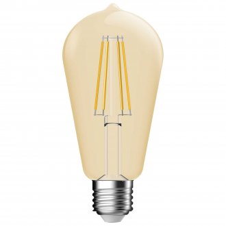 E27 Edison Amber LED 5,4W dimbar