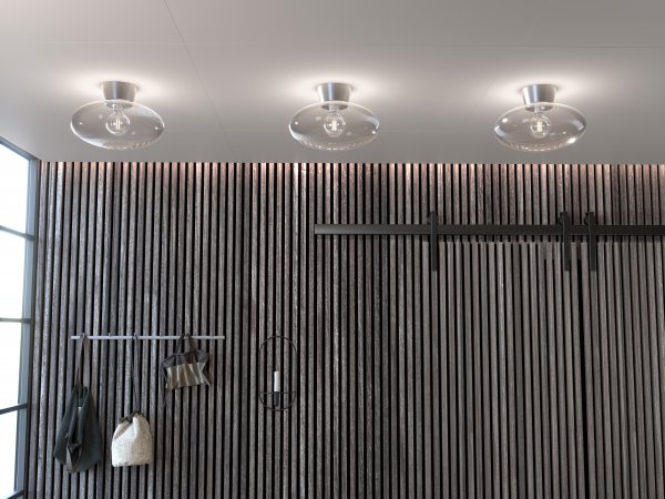 Bullo XL Plafond m. klarglas