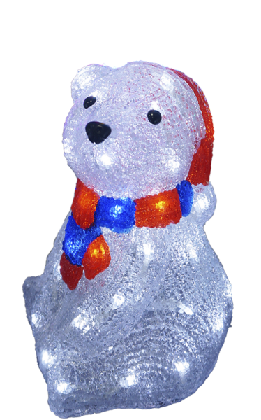 Isbjörn liten LED akryl
