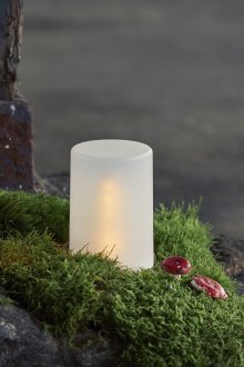 LED Block Light Flame Candle