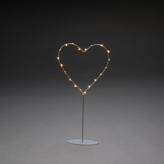 Metal heart 40cm LED