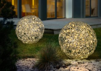 "LED Outdoor Ball Light ""Mistletoe"" Ø: 40cm"