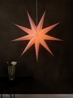 Pappersstjärna lila 115cm