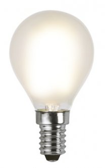E14 klotlampa frost LED 1,8W