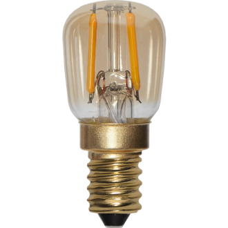 E14 Päronlampa deco amber 0,5W