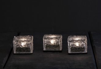 Icecube solcellsljus 3-pack
