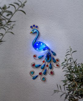 Peacock solcellsdekoration