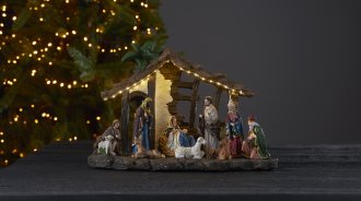 Panorama Nativity julkrubba