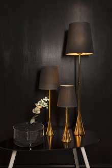 SPIRA table lamp, between, chrome