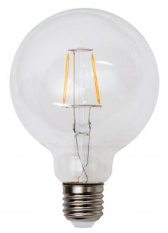 E27 125mm Globlampa filament LED dekoration 2,5W