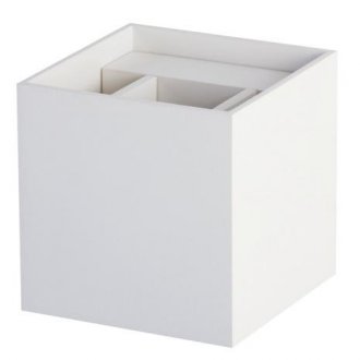 Illusion Box vit väggarmatur