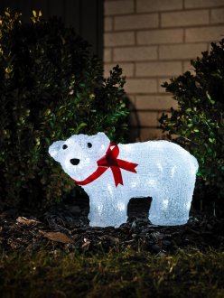 Isbjörn röd 40 LED
