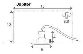 Jupiter 5-kit borstad stål
