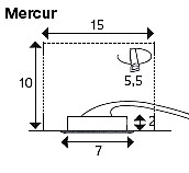 Mercur 3-kit stål