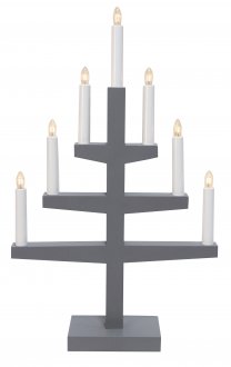 Trapp 7L candlestick gray