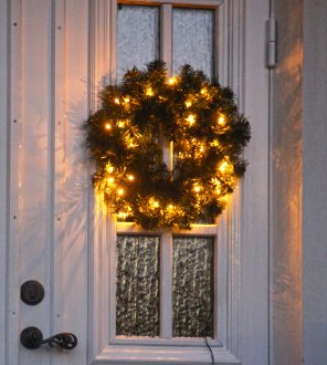 Ottawa wreath 38cm LED
