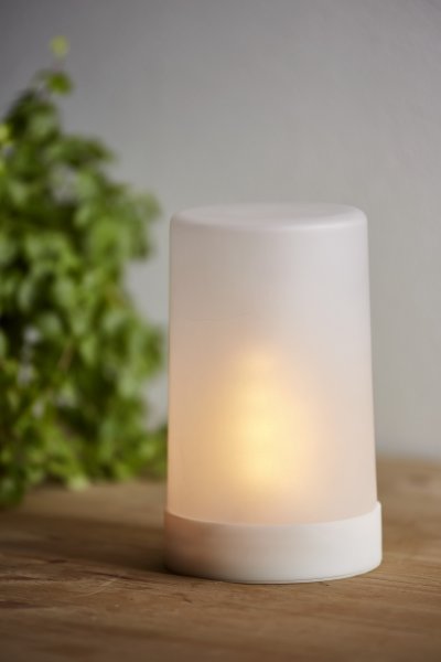 LED Blockljus Flame Candle