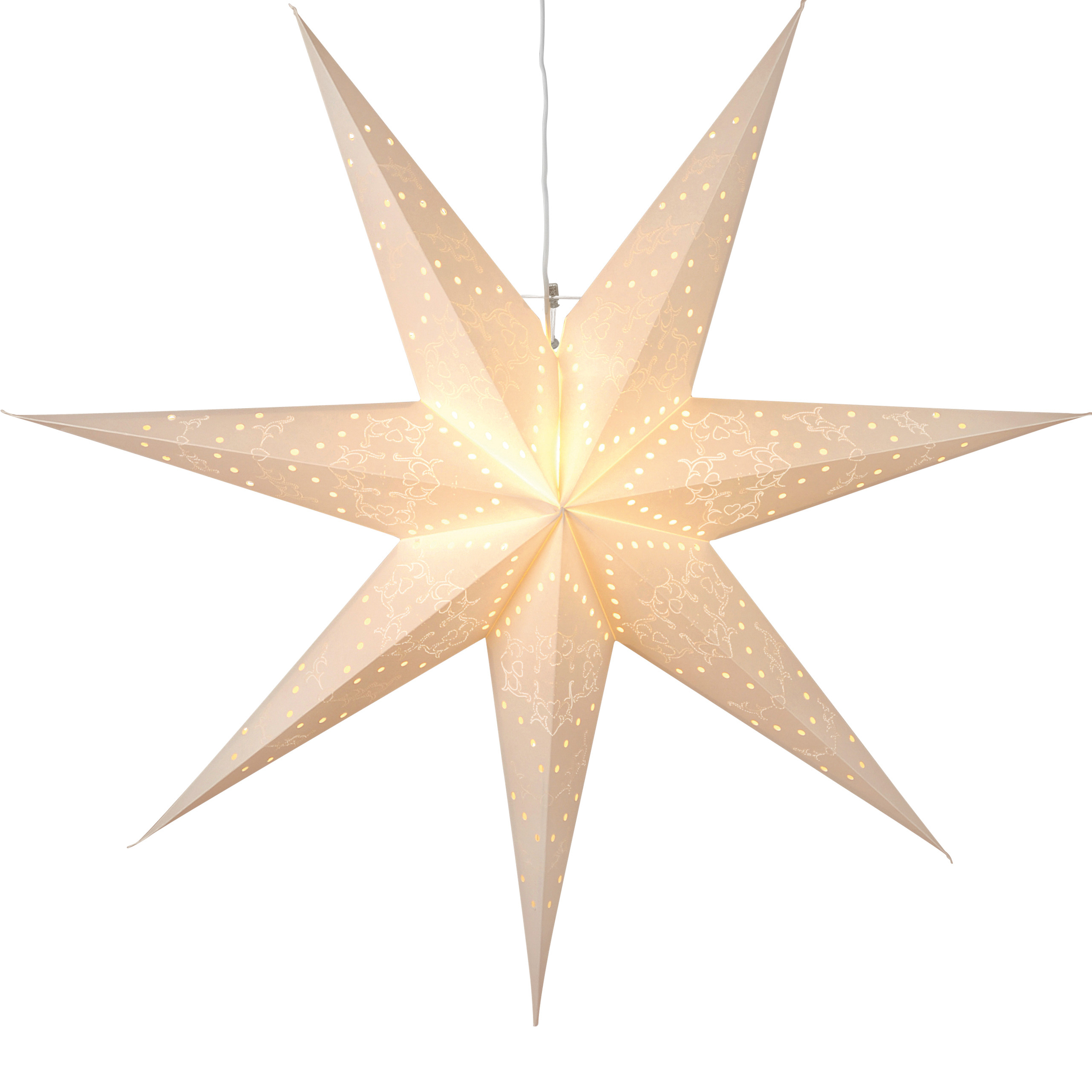 Star Trading Sensy pappersstjärna 100cm (Vit)