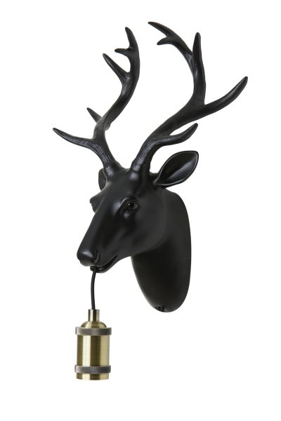 Deer wall lamp