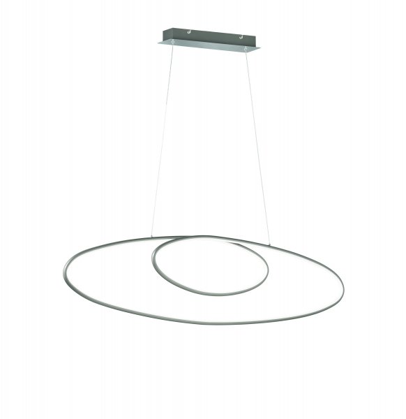 Avus LED ceiling lamp b-steel
