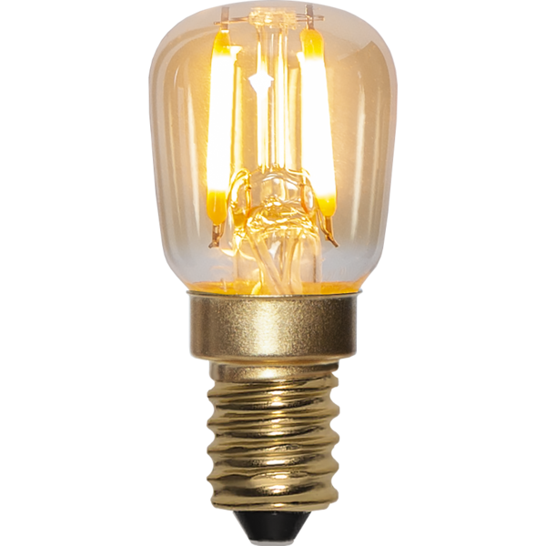 E14 Päronlampa deco amber 0,5W