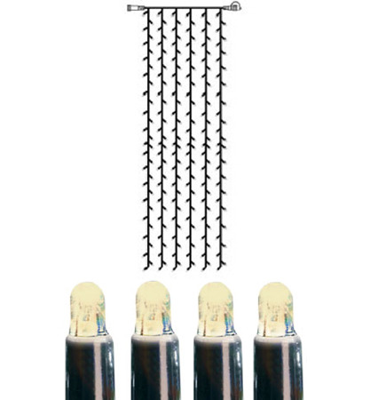 Ljusgardin Extra System LED (Svart)