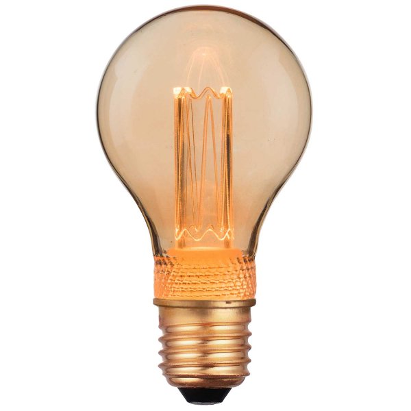 E27 Normal lamp Amber deco 2.3W dimmable