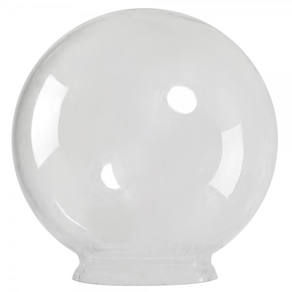 glass sphere clear 250x100mm