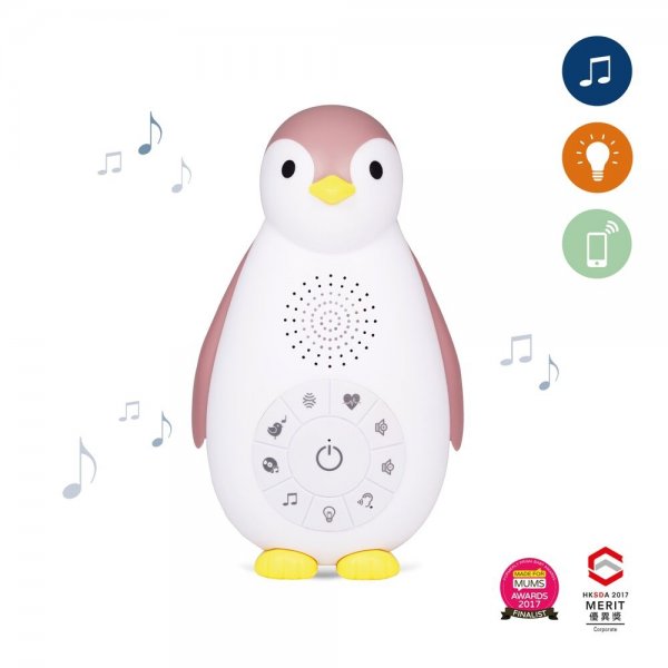 Pingvinen Zoe högtalare/nattlampa