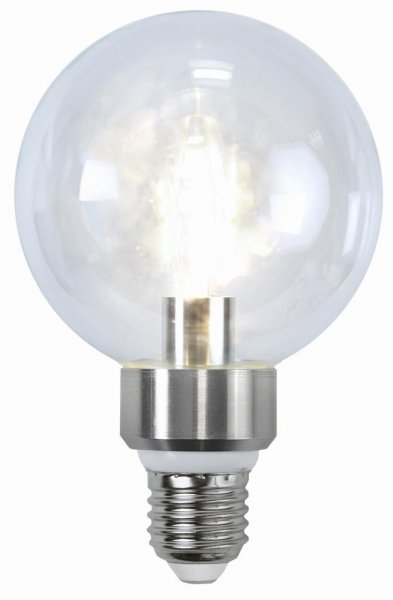 E27 LED globlampa klar 5W dimbar