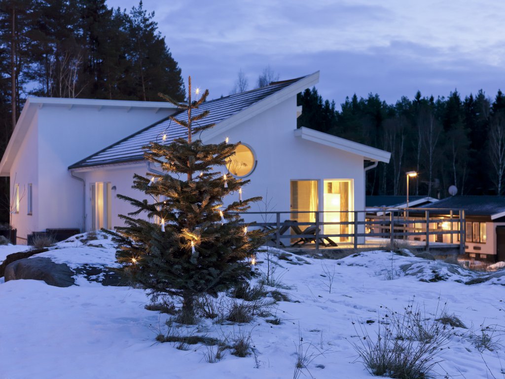 Julgransbelysning LED utomhus 16lj (Vit)