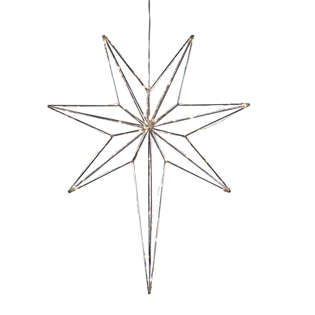 Pixie Design Betlehem metallstjärna 35cm (Krom)