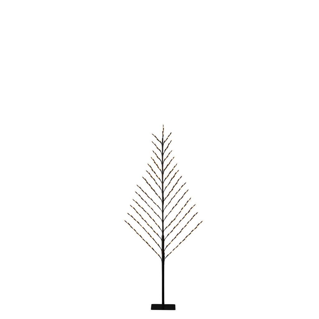 2-D Svart träd 150 cm LED (Svart)