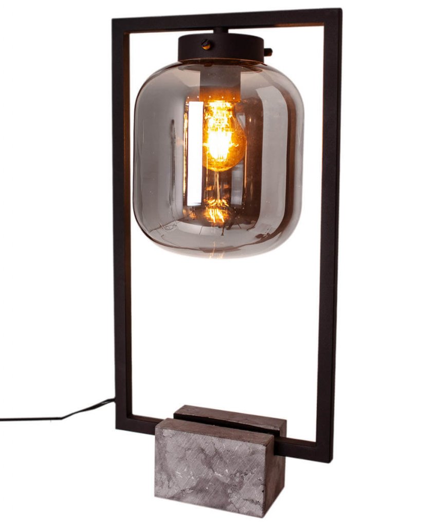 Dixton bordslampa (Rökgrå)