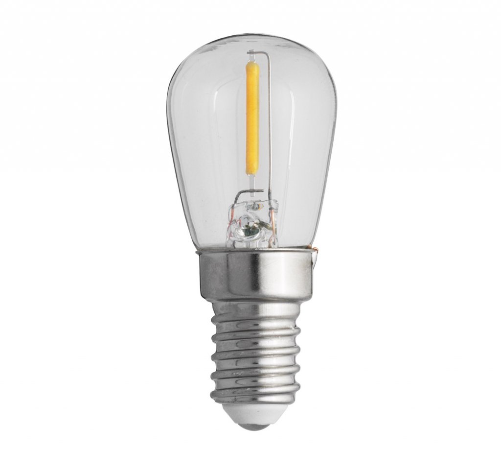 Unison E14 Päronlampa klar 0,8W (15W) LED