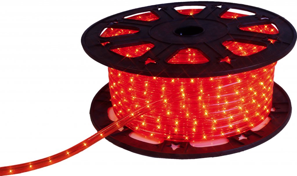 Star Trading Ljusslang Ropelight LED Reel (Röd)