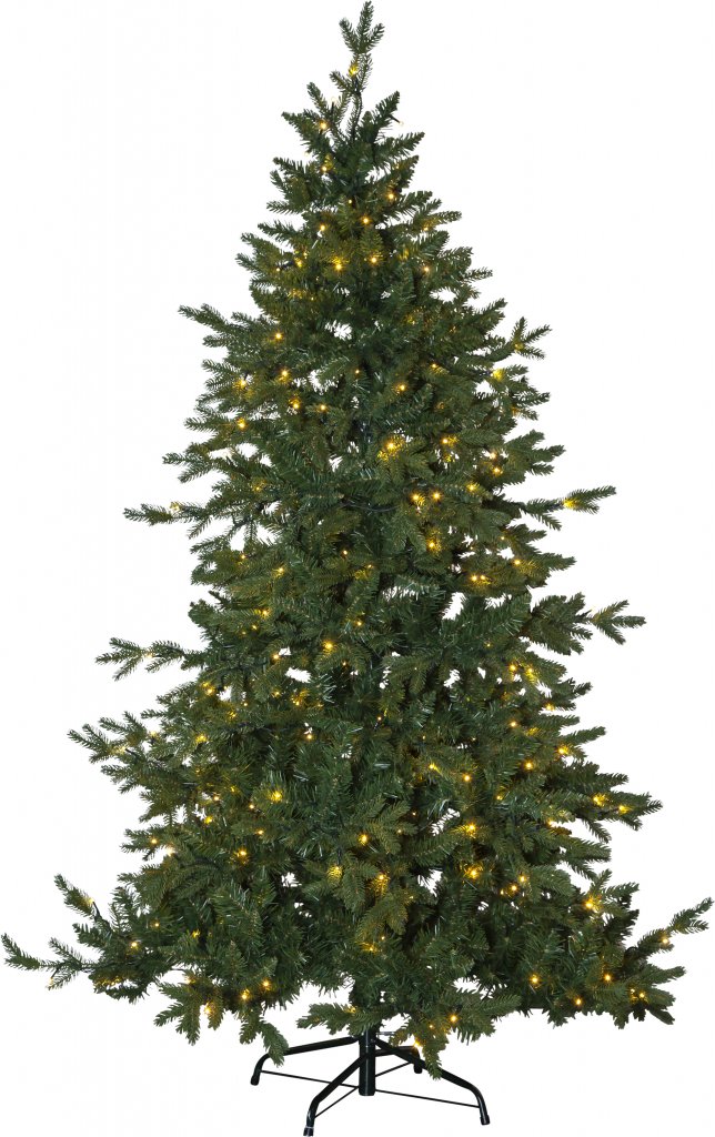 Julgran med LED Larvik 270 (Grön)