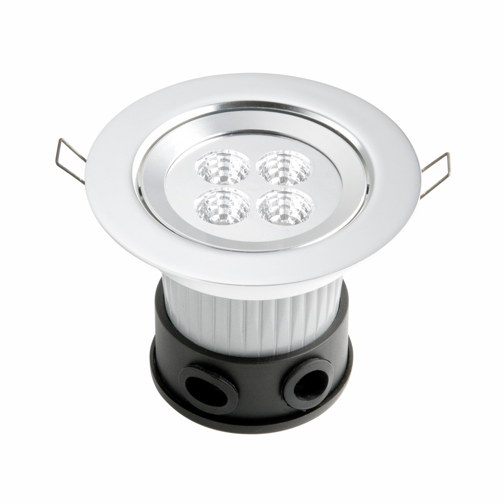 Inbyggnadsspot LED 230V (Silver)