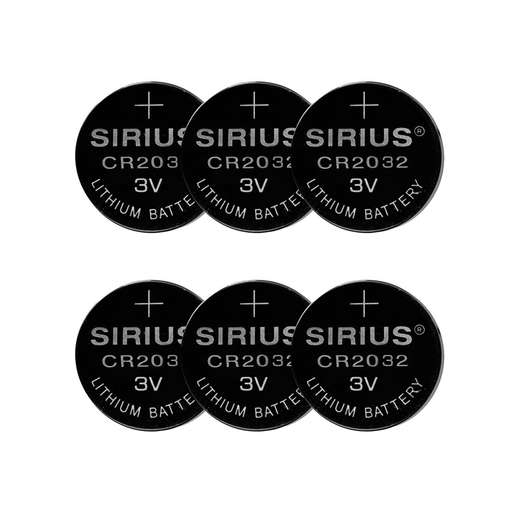 Sirius DecoPower CR2032 6st/set