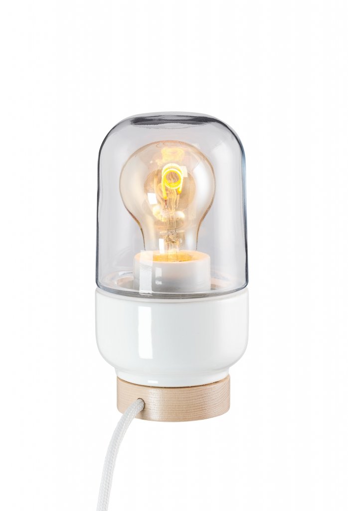 Ifö Electric Ohm bordlampa 19cm (klarglas) (Vit)