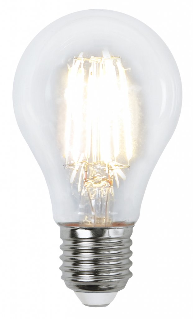 E27 Normallampa klar LED 6,5W (Transparent)
