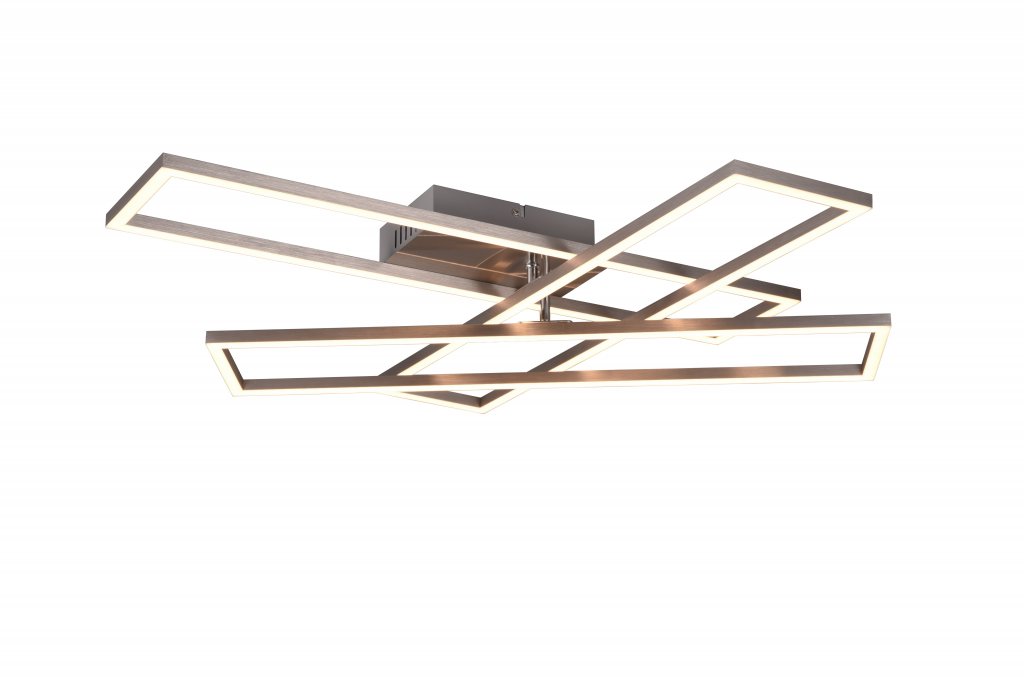 Trio Lighting Corso plafond (Borstat stål)