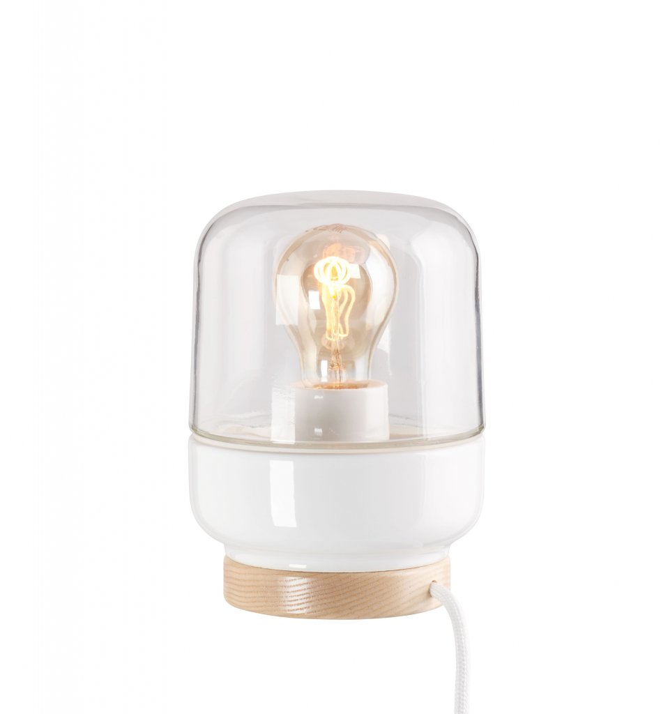 Ifö Electric Ohm bordlampa 14/19cm (klarglas) (Vit)